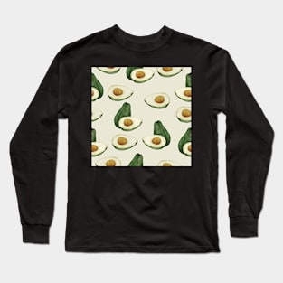 Sliced Avocados | Urban Finery Long Sleeve T-Shirt